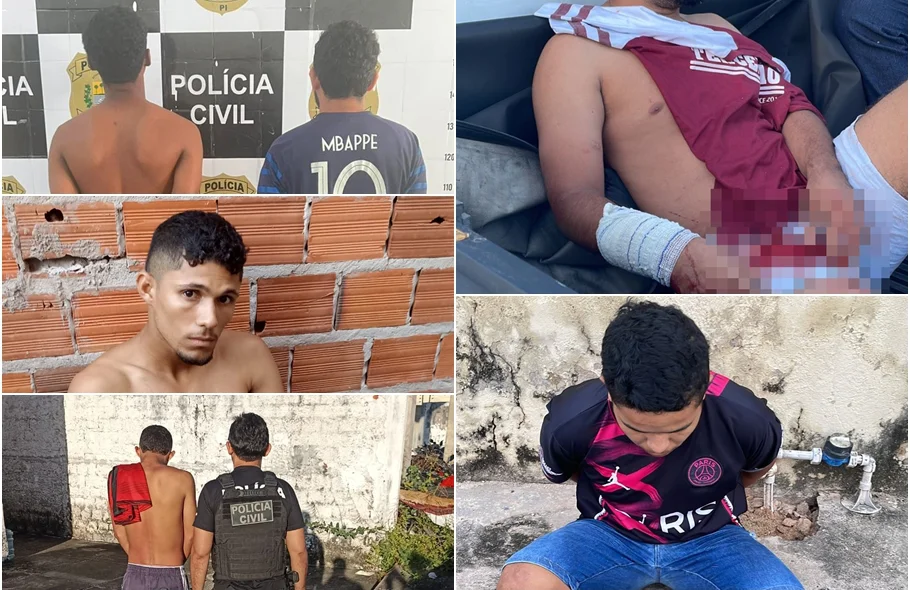 Presos na Operação Impacto I