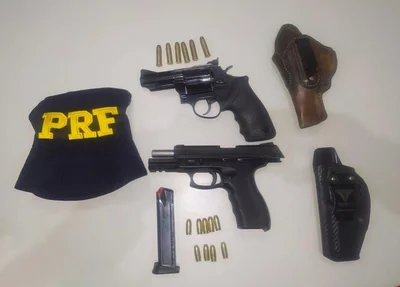 PRF apreendeu armas de fogo  em Floriano