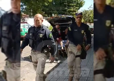 PRFs envolvidos na ocorrência em que o jornalista Efrem Ribeiro teve o celular tomado