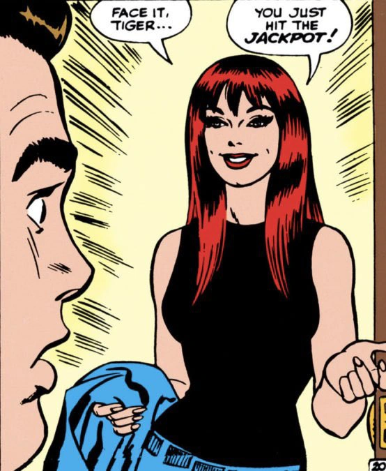 Primeira aparição de Mary Jane nos quadrinhos