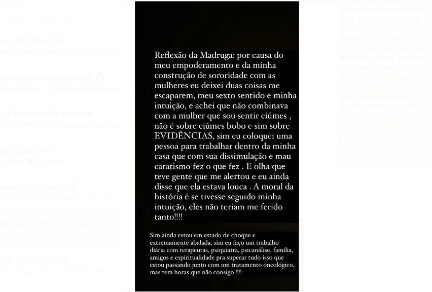 Publicação de Preta Gil