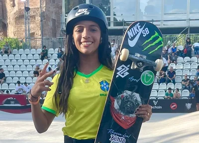 Rayssa Leal se classificou para a final da etapa de Roma do Circuito Mundial de Skate