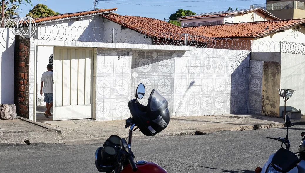 Residência da família de umas das vítimas