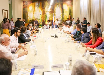 Reunião do prefeito Dr. Pessoa