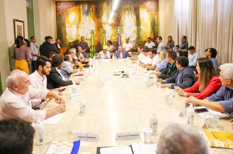 Reunião do prefeito Dr. Pessoa