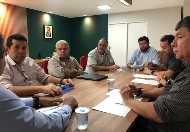 Reunião entre as equipes da SEMP, SADA e ADAPI