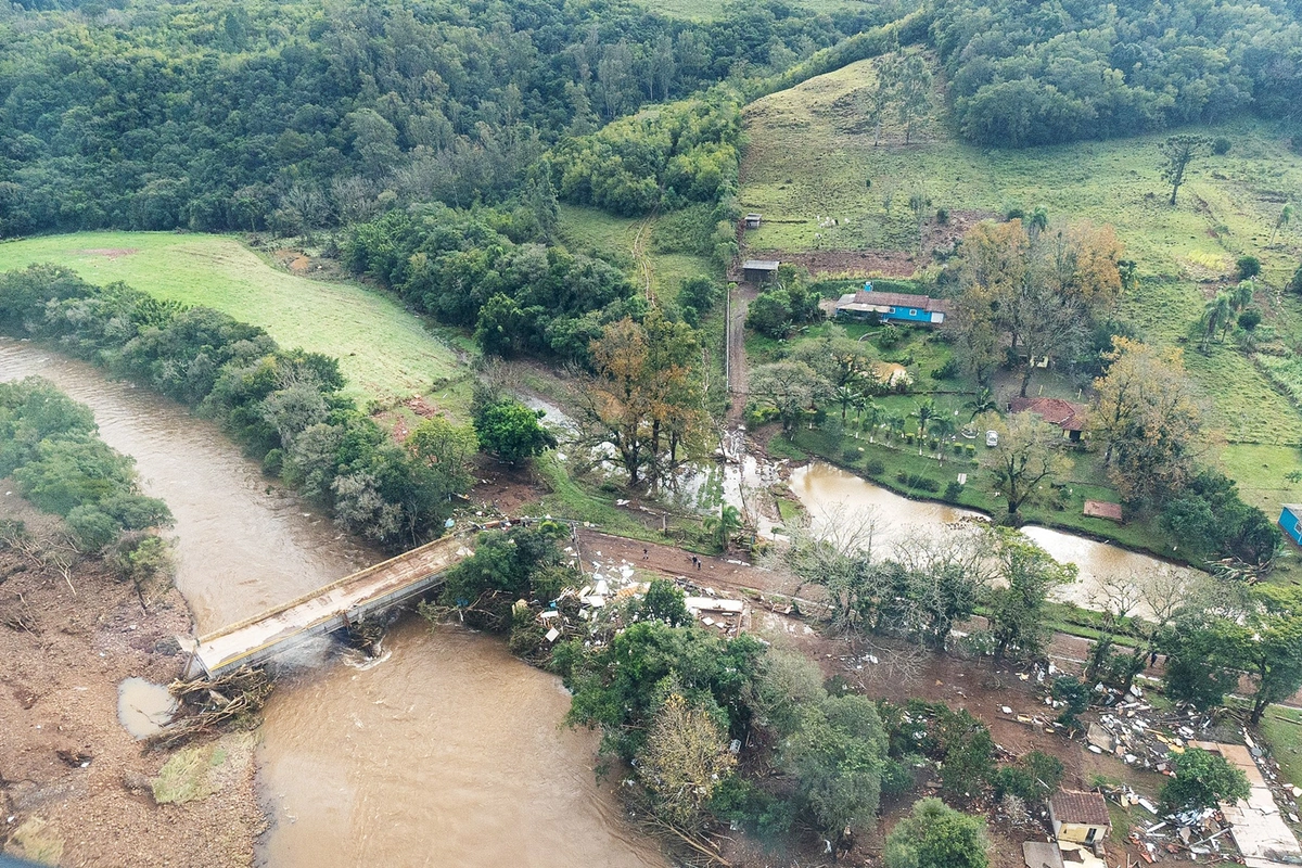 Rio Grande do Sul foi atingido por um ciclone no dia 16 de junho