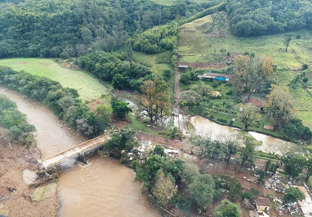 Rio Grande do Sul foi atingido por um ciclone no dia 16 de junho