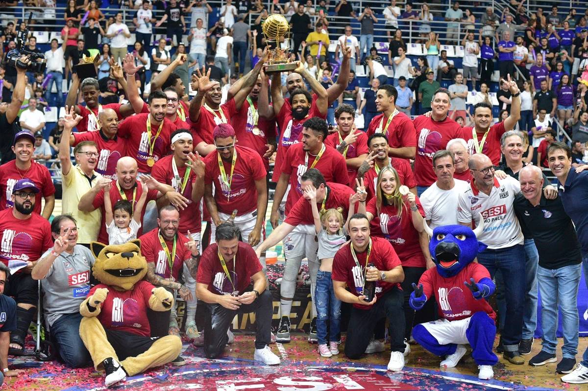 Sesi Franca vence o jogo 5 e conquista o bicampeonato na NBB