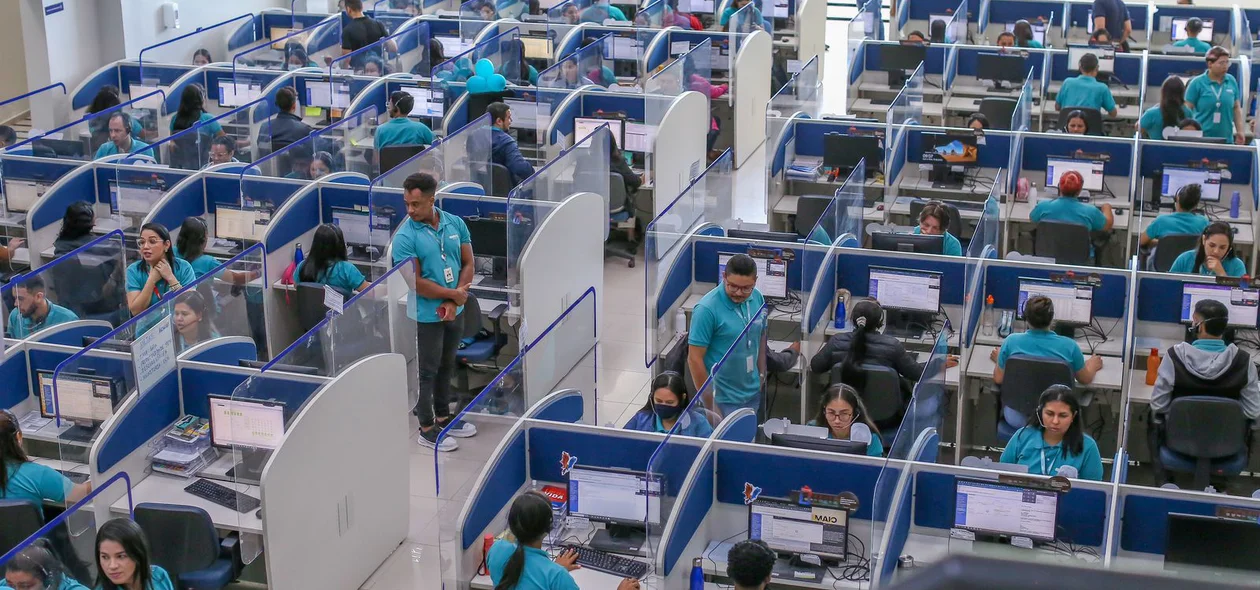 Trabalhadores do call center