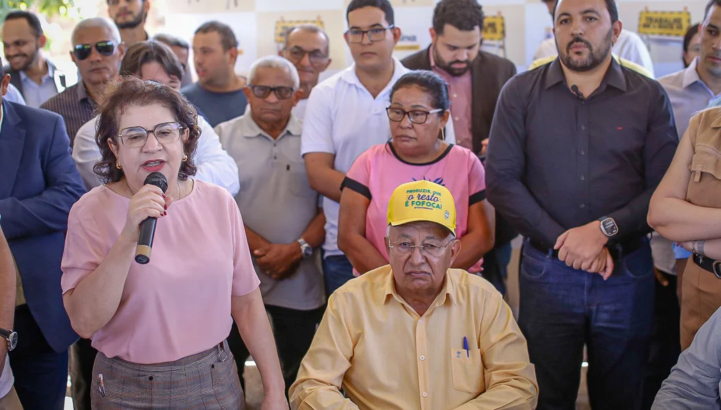 Vereadora Graça Amorim  durante sua fala