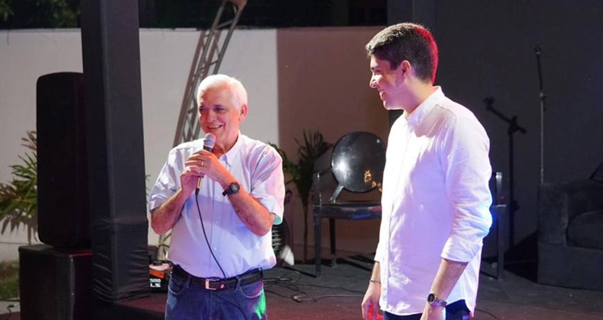 Vice-governador Themístocles Filho e o advogado Rômulo Faustino