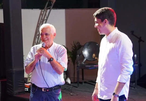 Vice-governador Themístocles Filho e o advogado Rômulo Faustino