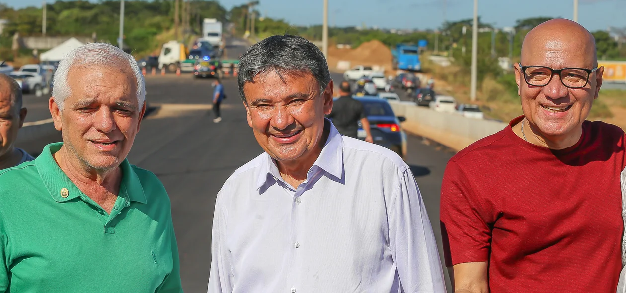 Wellington Dias e deputados visitam obra do viaduto do mercado do peixe