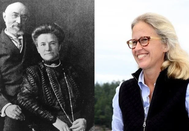Wendy Rush é descendente do casal retratado no filme Titanic de 1997