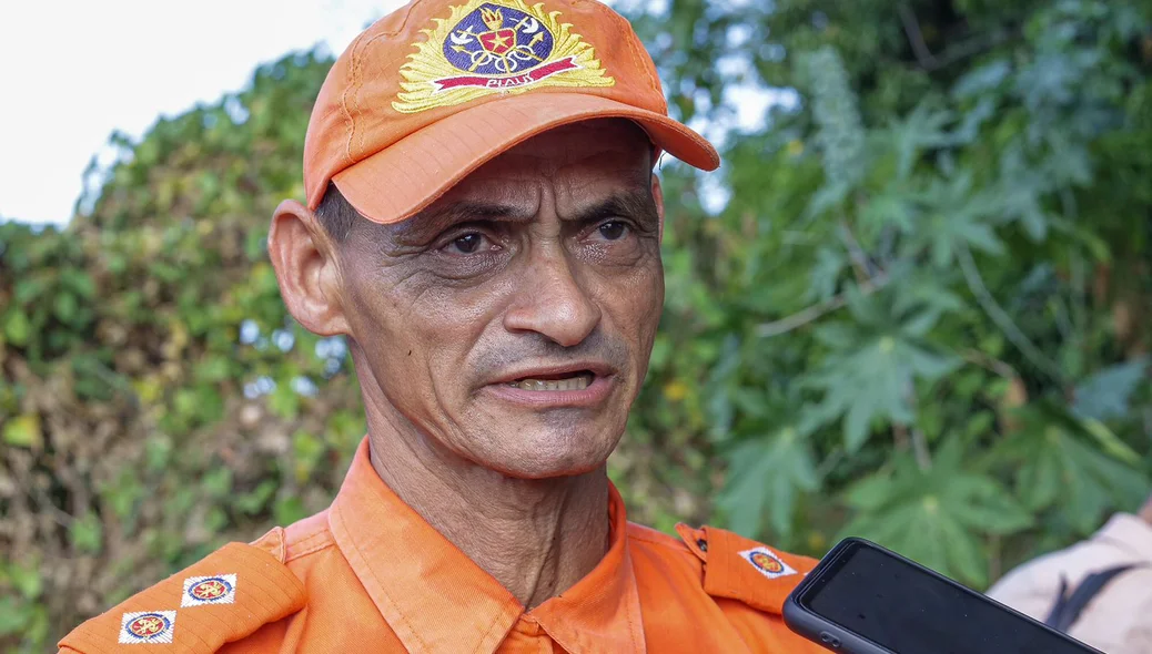 1º tenente Lima, do Corpo de Bombeiros do Piauí