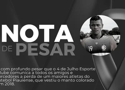 4 de Julho emitiu nota de pesar