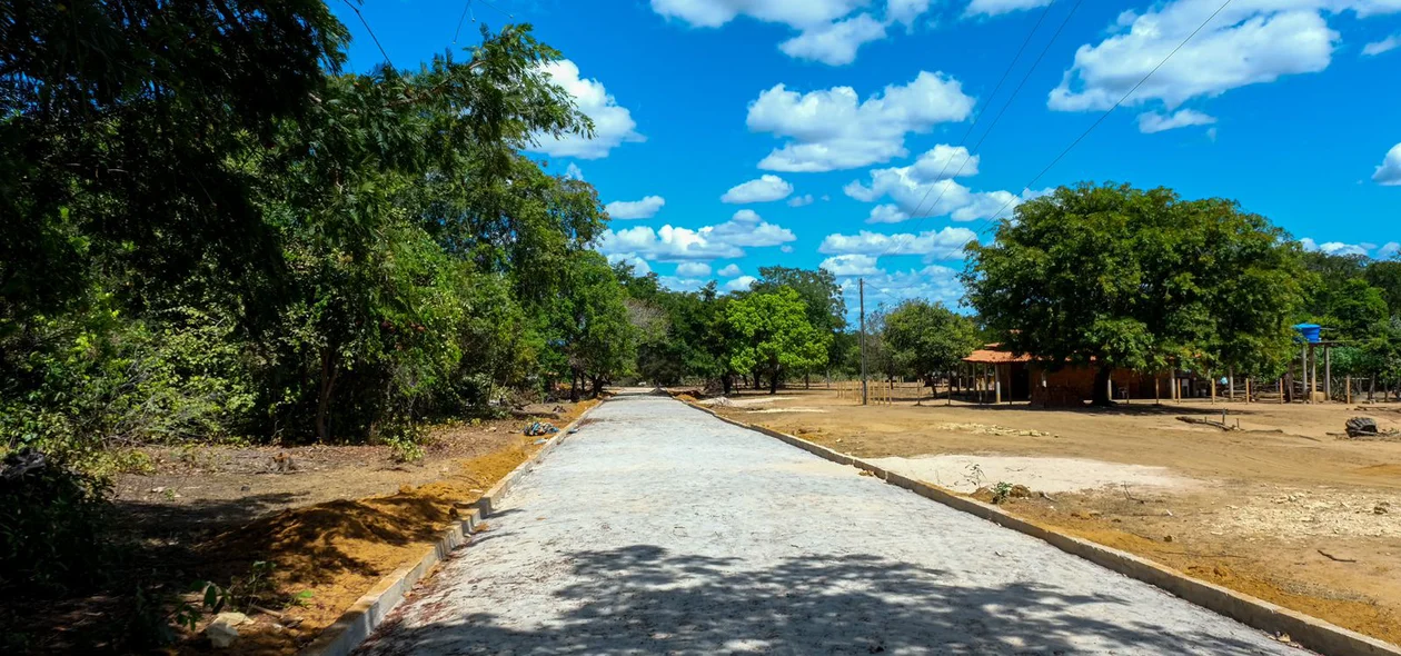 7.000 metros quadrados de calçamento