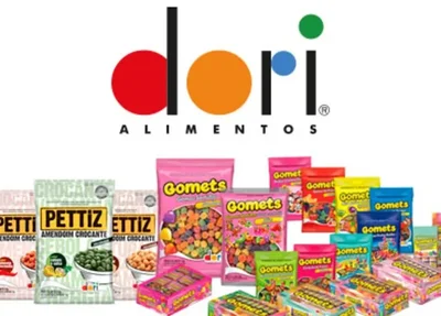 A empresa de alimentos Dori é conhecida por vender doces e amendoins.