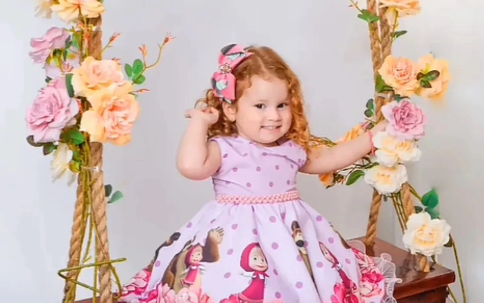 A pequena Sophia, de 3 anos, foi morta pelo próprio pai