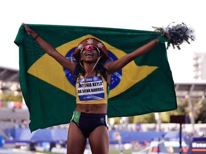 A piauiense Antônia Keyla da Silva, foi vice-campeã na categoria dos 1500m para deficientes intelectuais
