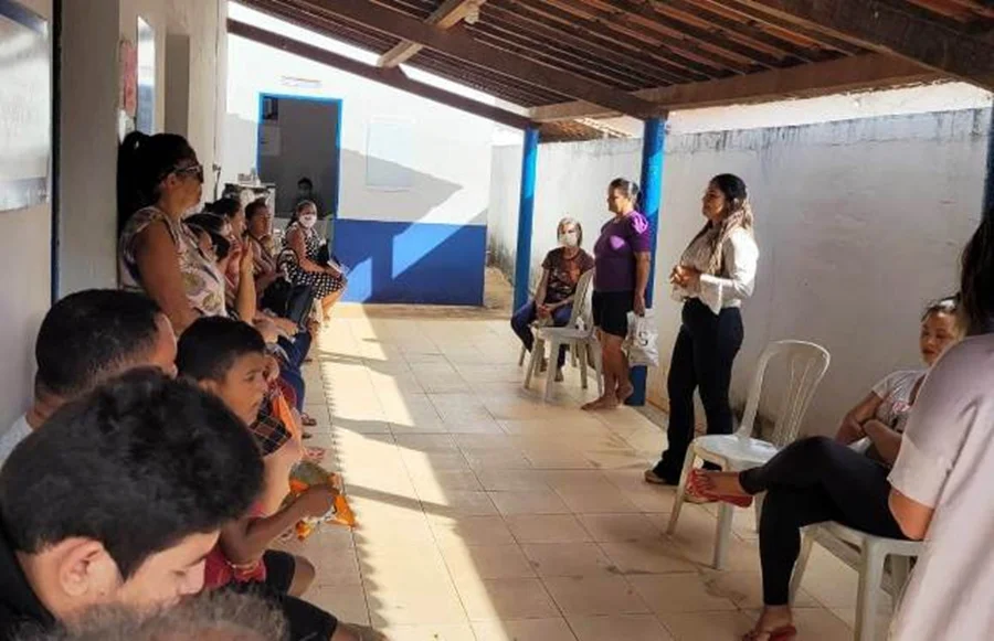 Ação na Unidade Básica de Saúde Riachão