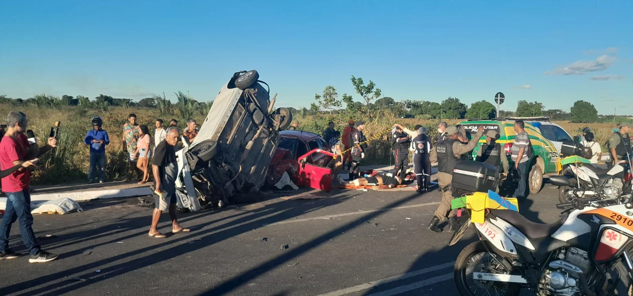 Acidente na avenida Poti Velho, zona norte de Teresina