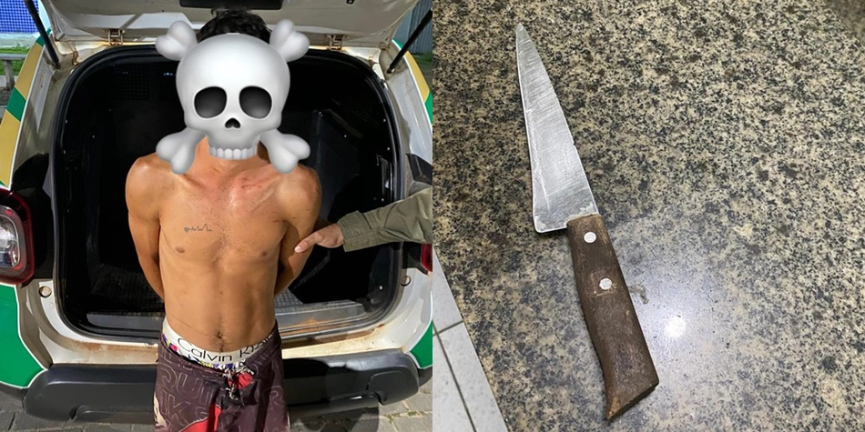 Acusado de matar homem em sítio de Caxingó e a arma do crime
