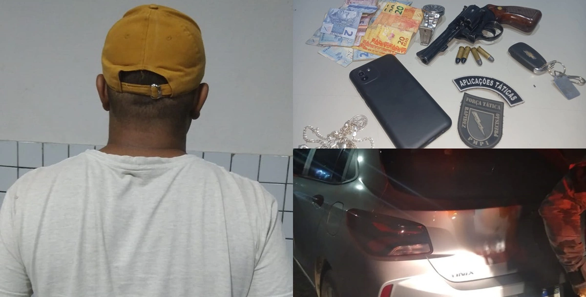 Acusado de porte ilegal de arma de fogo preso na zona sudeste de Teresina