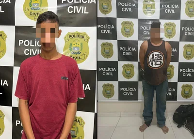 Acusados de roubarem moto e carro em Teresina