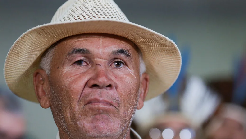Agricultor que participou do evento
