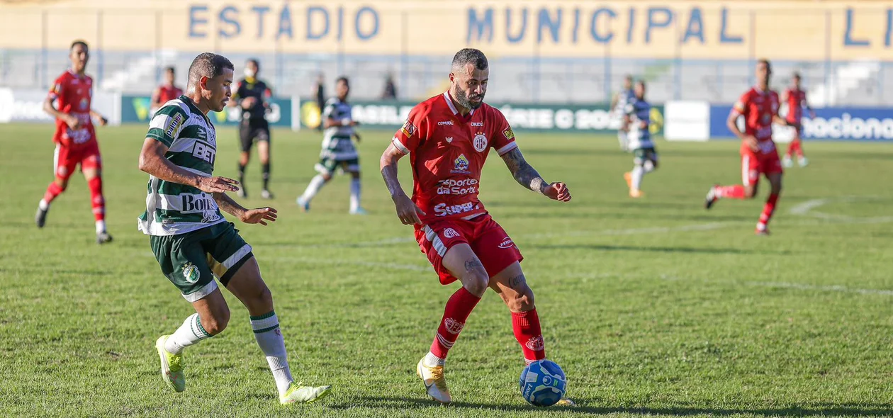 Altos e América-RN empataram em 1 a 1, pelo Brasileirão Série C