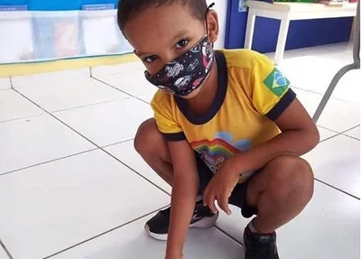 Arthur Santos, de 5 anos