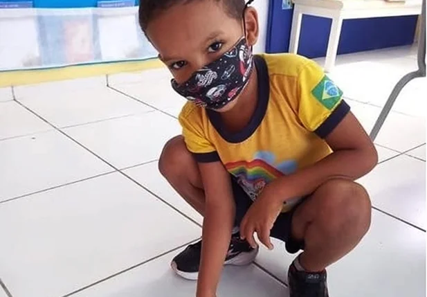 Arthur Santos, de 5 anos