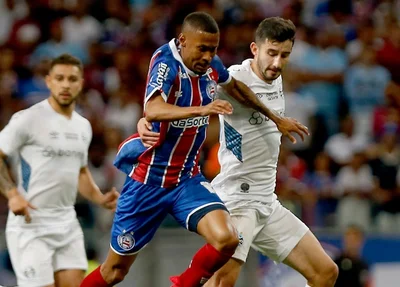 Bahia e Grêmio empataram em 1 a 1 nessa terça-feira
