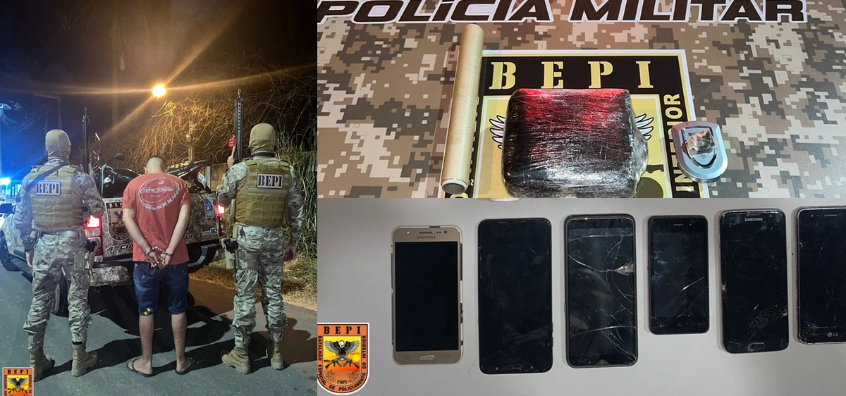 BEPI persegue e prende acusado de roubos, tráfico de drogas e adulteração de sinal identificador