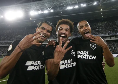 Botafogo chegou a sua sexta vitória seguida no Brasileirão