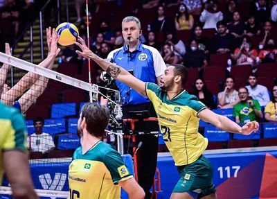 Brasil perdeu para a Itália por 3 sets a 1