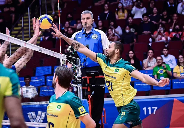 Brasil perdeu para a Itália por 3 sets a 1