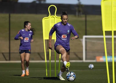 Brasil realiza treino após jogo contra Panamá