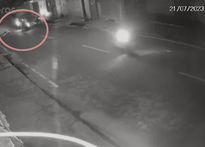 Câmera flagra bandidos espancando e roubando policial militar em Teresina