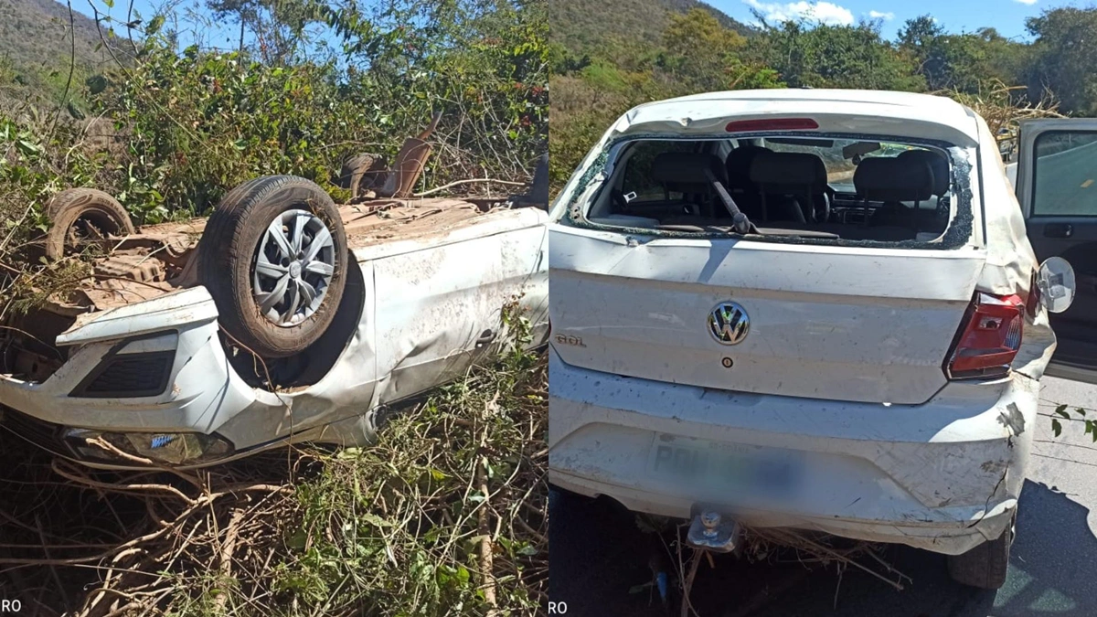 Carro da vítima foi encontrado destruído após o acidente
