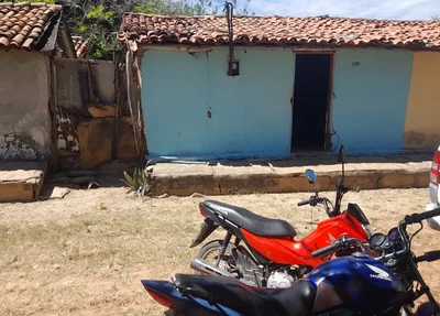 Casa onde as motos foram encontradas