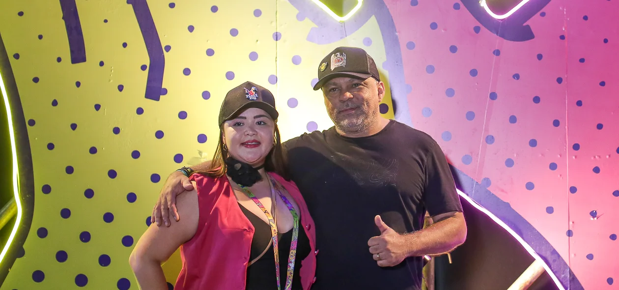 Casal prestigiando o Piauí Pop