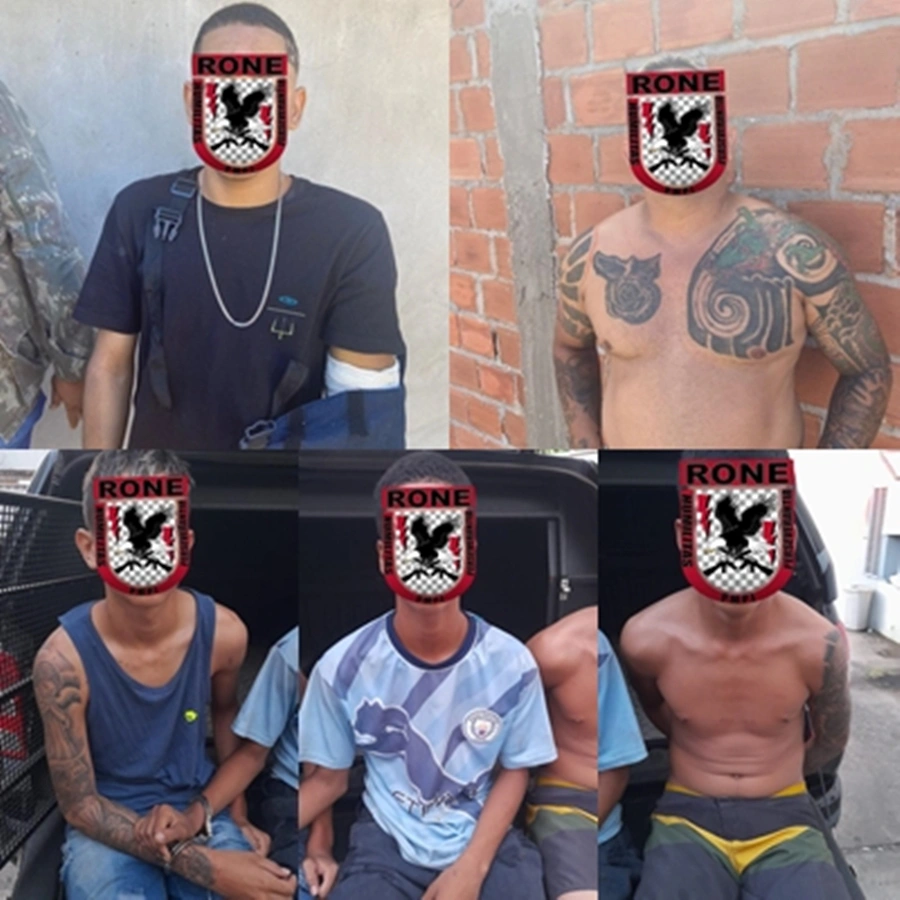 Cinco suspeitos foram presos