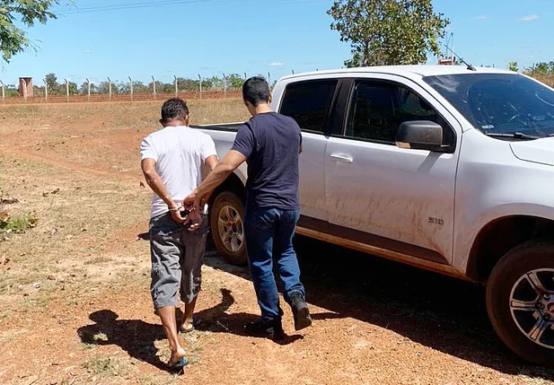 Condenado por estupro preso pela Polícia Civil em José de Freitas