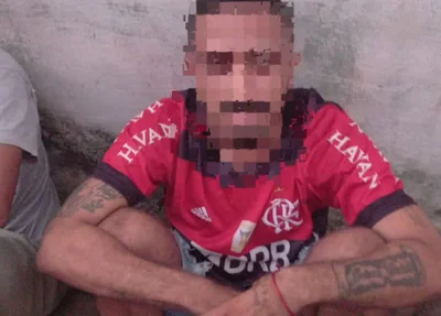 Criminoso de iniciais G. A. S. preso pelos policiais do 8º Batalhão de Polícia Militar