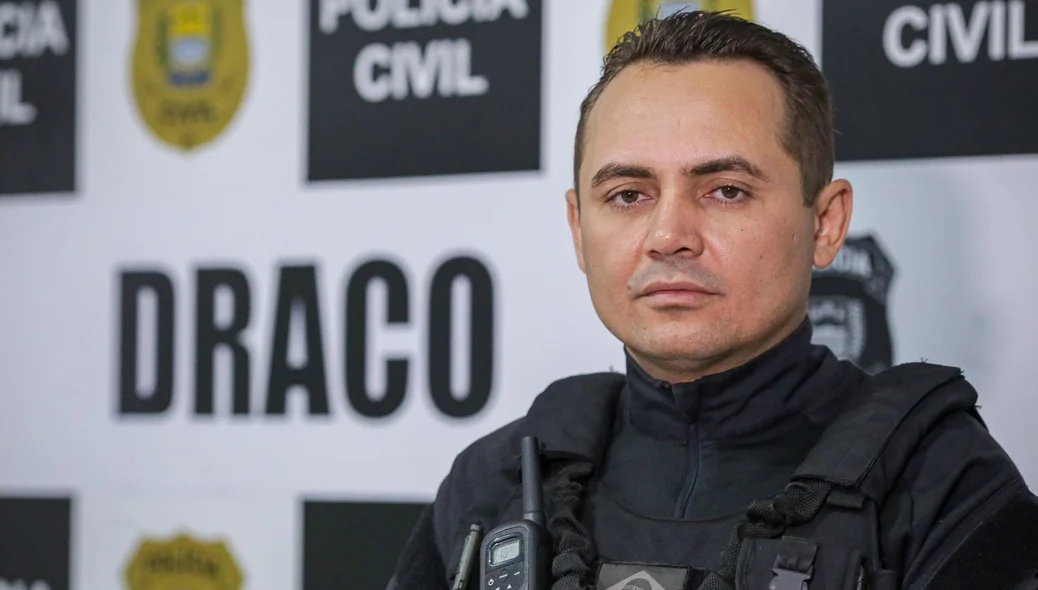 Delegado Charles Pessoa, diretor do DRACO