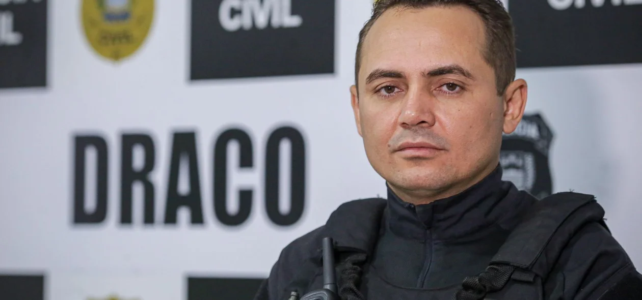 Delegado Charles Pessoa, diretor do DRACO