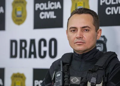 Delegado Charles Pessoa, diretor do DRACO